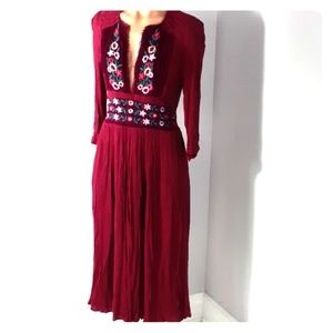 Free People Burgundy dress